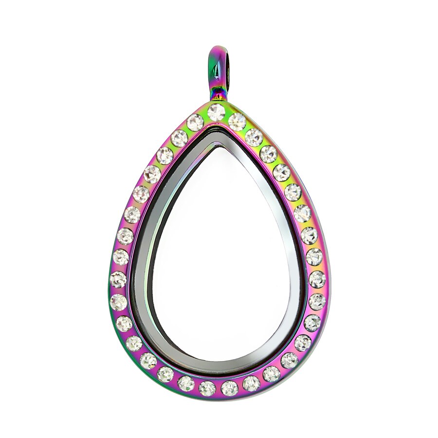 Medallón de cristal flotante para mujer, colgante de cristal con recuerdo de vida, fabricación de joyería, accesorios para , 1 unidad: 15