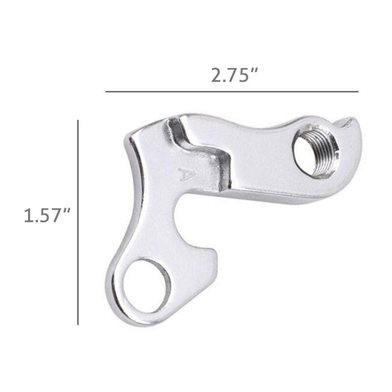Patte De Dérailleur Arrière En Alliage D'aluminium Pour Vélo Route - Noire, Neuve