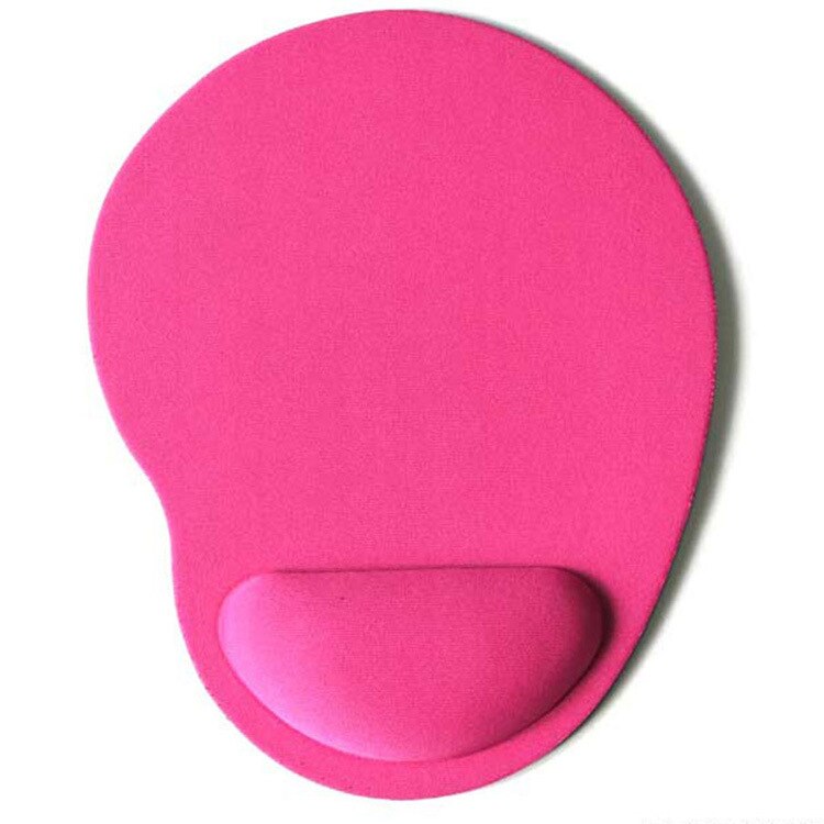 Small Feet Shape Mouse Pad Support Wrist Comfort Mat Soild Computer Games Mousepad EVA Soft Mouse Pad arm rest: Pink