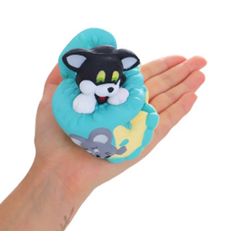 Jumbo Cat Cake Squishy Kawaii Slow Rising Soft Squeeze Toy PU Bread Cake Scented Stress Relief Toy for Kid Xmas