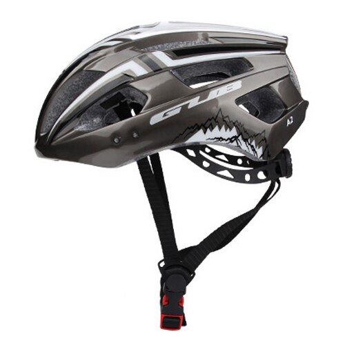 Cykelhjelm ledet lys til mænd kvinder genopladeligt intergrally-støbt sport cykelhjelm mtb mountain roadcykel hjelm: Grå