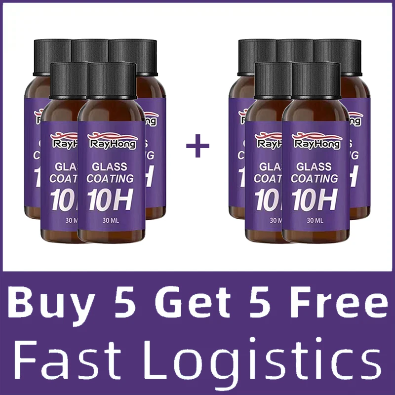 Revestimiento de vidrio para coche, revestimiento cerámico, Nano cristal, pulido de ventanas de coche, resistente a los arañazos, agente impermeable a prueba de polvo: Negro