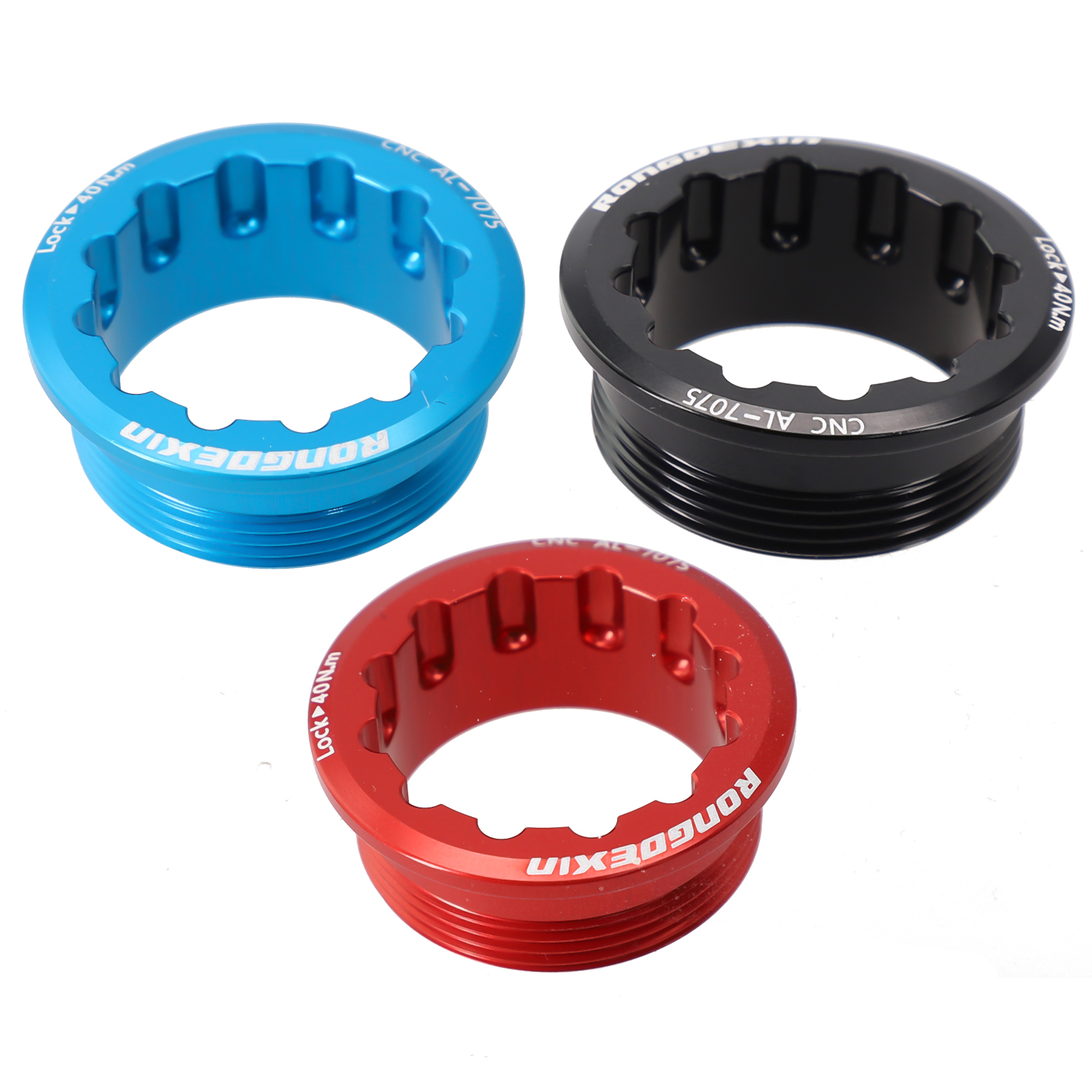 Cubierta de bloqueo de rueda libre para bicicleta, accesorios de aleación de aluminio, M6100, M7100, 8100, 26MM, color negro, MS, 12 velocidades