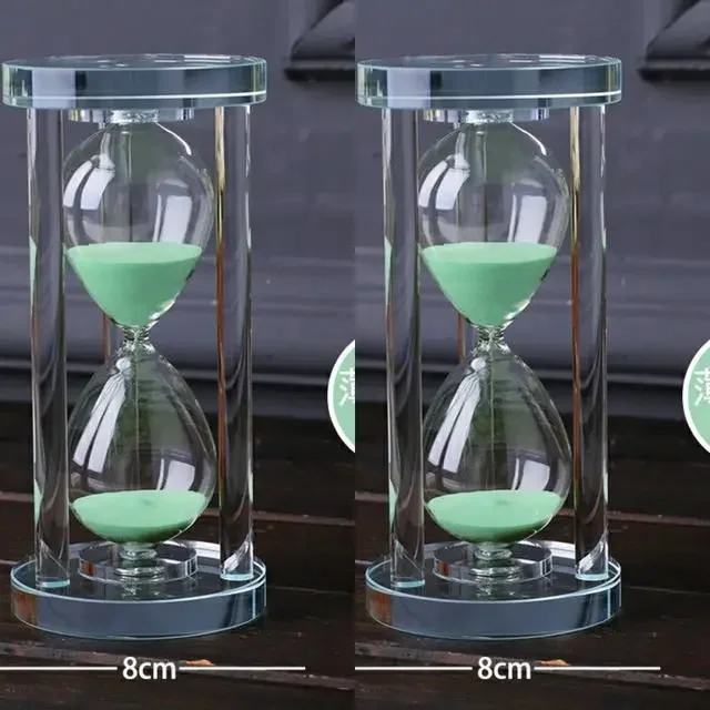 15–60 Minuten Sanduhr Sanduhr Küche Schule Moderne Kristall Stundenglas Sanduhr Sanduhr Teetimer Heimdekoration