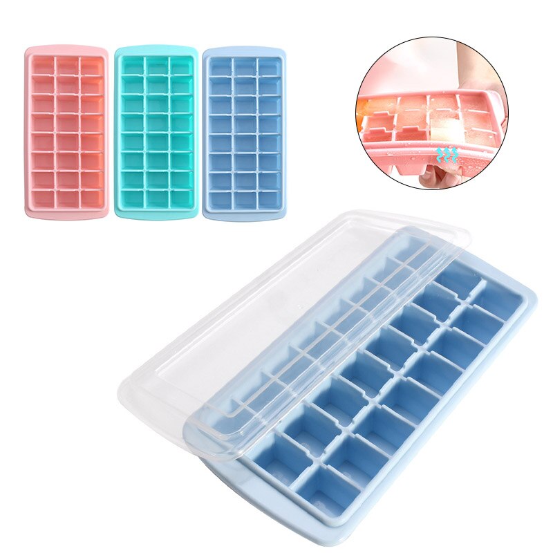 24 Lots Home Made Diy Ice Cube Tray Maker Mold Soft Silicon Ice Cube Mold Voor Whisky Bpa Gratis Siliconen ice Cube Maker Bar Gereedschap