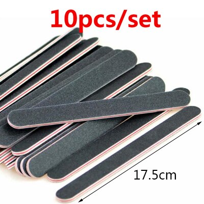 Sandpaper Nail Art File Nail Art Sanding Buffer Block Set Nail Files for UV Polish Pedicure Manicure Tools: 10pcs M151
