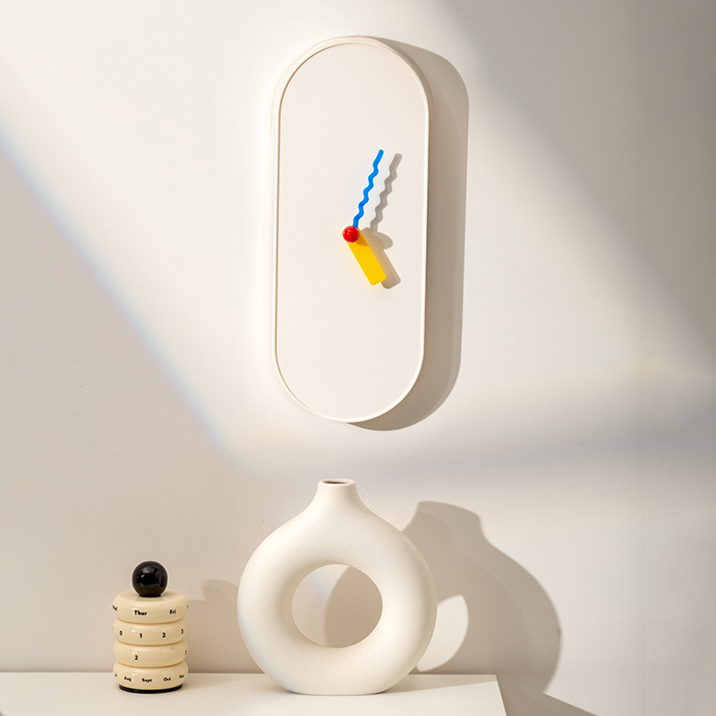 Nordic relógio de parede casa desktop silencioso relógio de parede decoração quarto elegante casa ornamentos casa acessórios interior