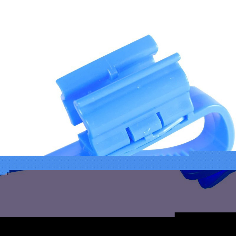 Hose Holder Plastic Adjustable Fish Tank Aquarium Filtration Bucket Mounting Clip For 8-16mm Water Pipe(1PC,Blue)