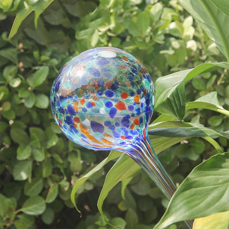 Plant Watering Globes Automatic Watering Globe Mini Decorative Hand-Blown Glass Small Plant Watering Tool NW