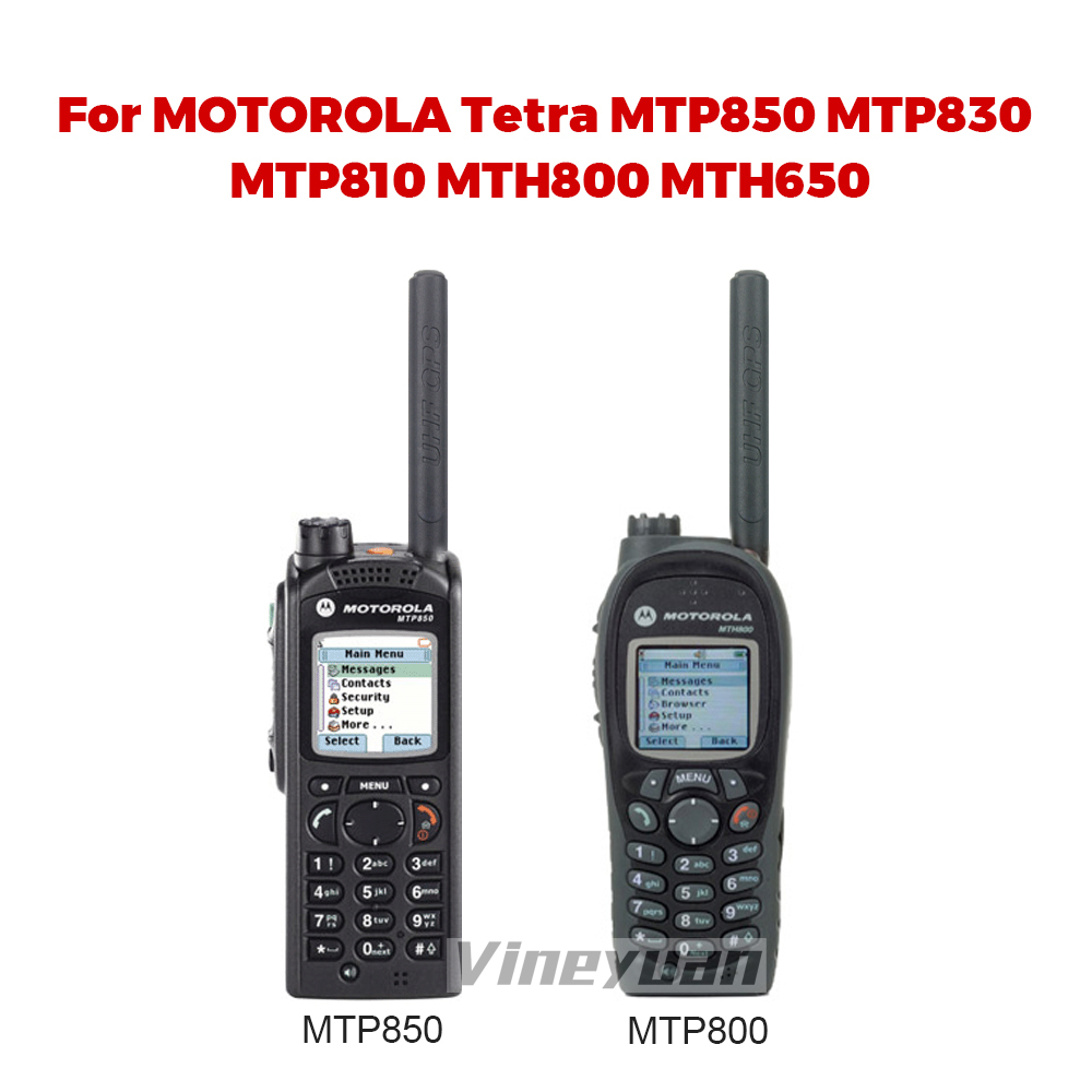 Antena GPS para MOTOROLA Tetra MTH800, 8,8 cm, UHF, 380-470Mhz, MTP850, MTP810, MTP830, mth650, Antena de Radio bidireccional de alta ganancia