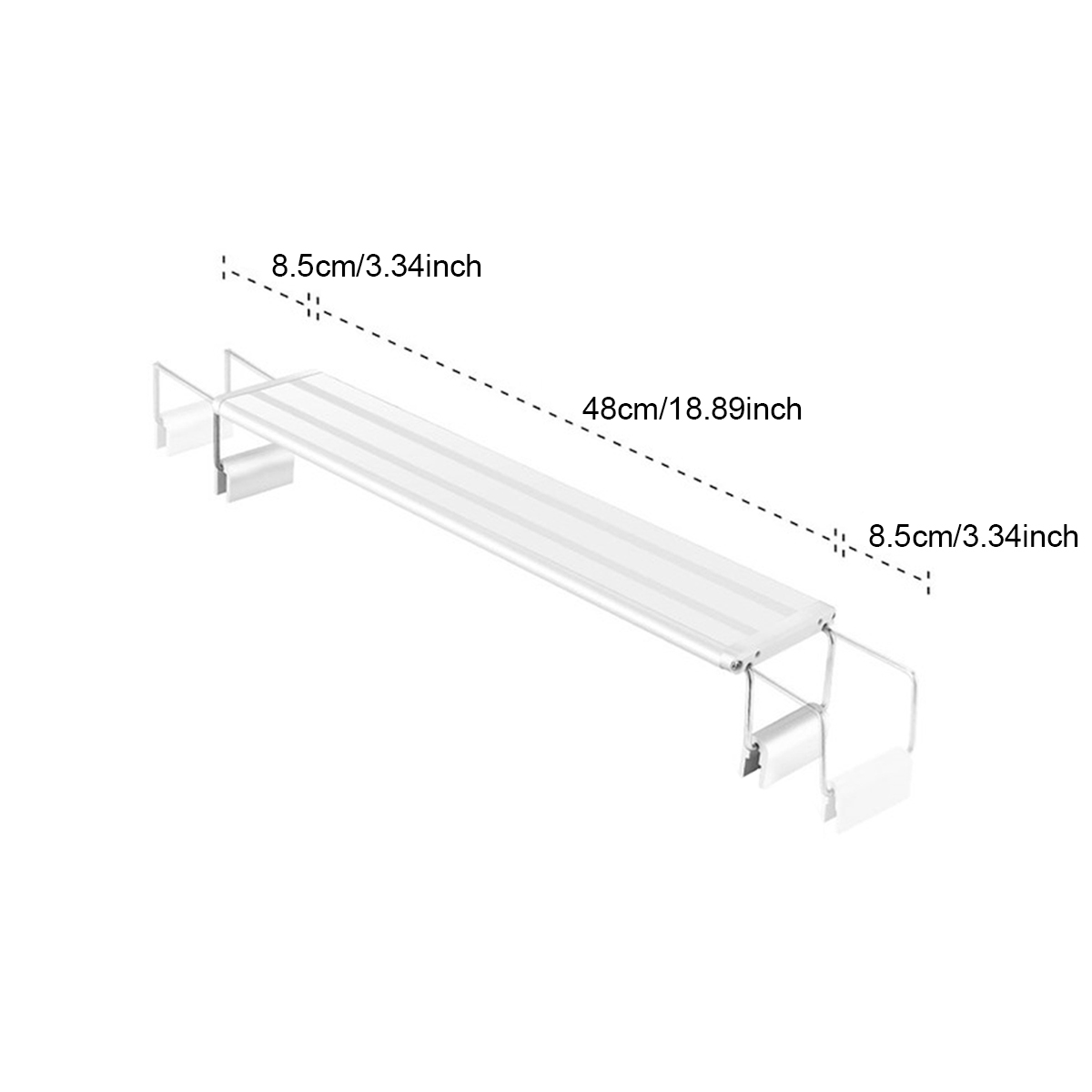Aquarium LED Light Tube Lamp RGB Fish Tank Lights Indoor Full Spectrum Aquatic Plant Grow Lamp Decor with EU Power Plug 220V: Red