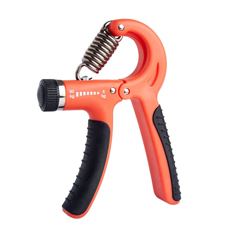 5-60kg justerbare tunge gripere fitness håndtrener grep fatgrip håndledd øke styrken fjær finger klype carpal expander: Oransje