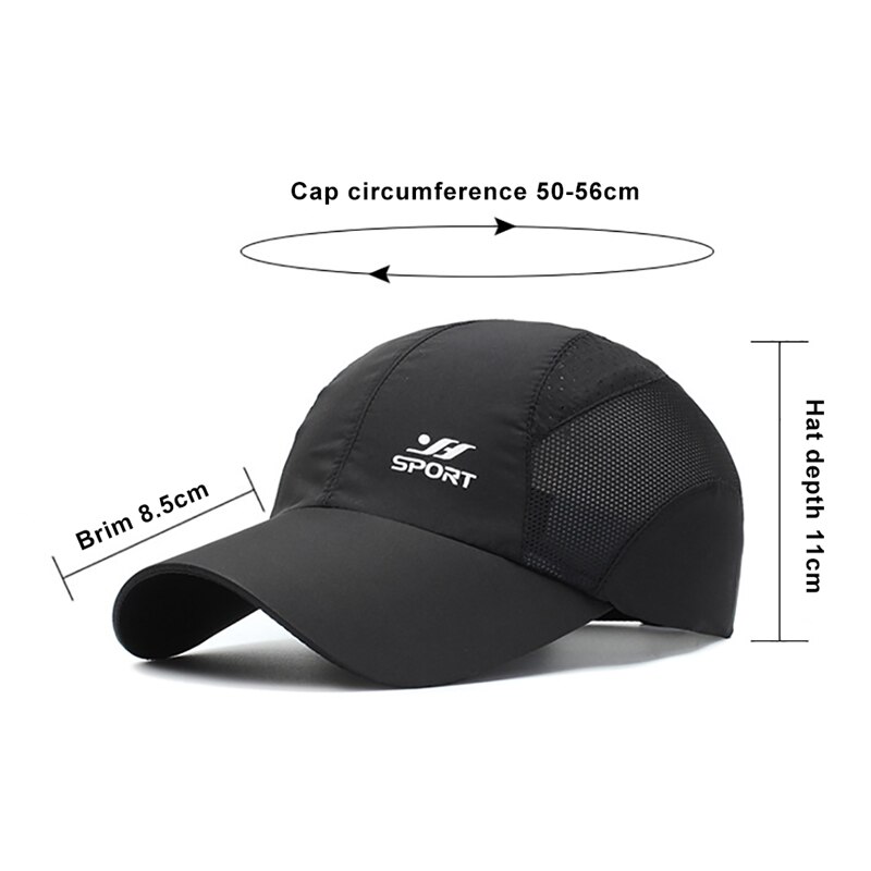 Outdoor Zonneklep Hoeden Lichtgewicht Baseball Caps Waterdicht Ademend Sport Hoed UPF50 + Ultra Dunne Koeling Baseball Hoeden