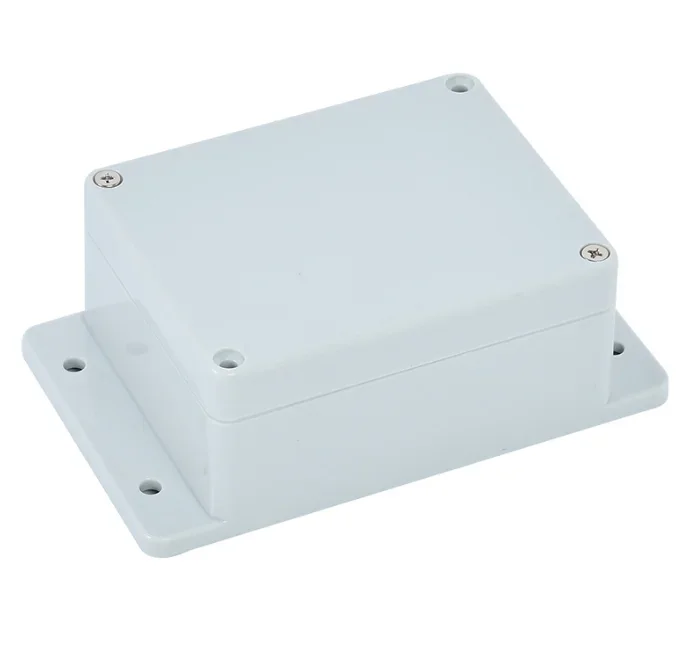 Caja de electrónica ABS, caja de proyectos electrónicos para uso en interiores, opciones de tamaño flexibles para personalización de conectores