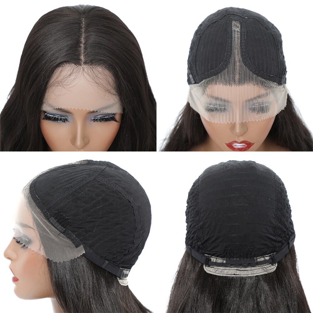 X-TRESS Synthetische Lace Front Pruiken Voor Vrouwen Ombre Bruin Lange Natuurlijke Golf Middelste Deel Lace Pruik Met Baby Haar Warmte slip