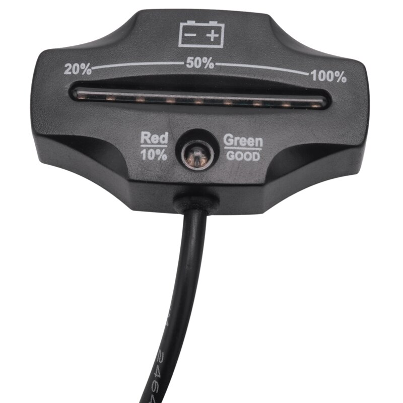 12V 24V LED Lead Acid Storage Battery Indicator Gauge Battery Level Monitor for Golf Carts Marine Motorcycle Truck Forklift