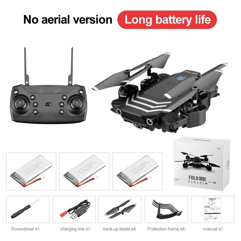 LS11 4K HD Dual Cameras Mini Drone Profissional Folding FPV Quadcopter Drones with Camera Toys for Children RC Quadcopters Toys: LS11 nocamera 3B