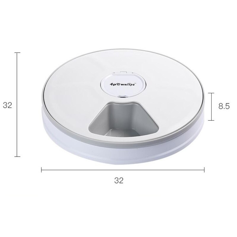 6l 4.5l 3.5l automatisk smart slow food foderautomat til kæledyr timing foderautomat kat hund elektrisk tørfoder dispenser foder 24 timers timer