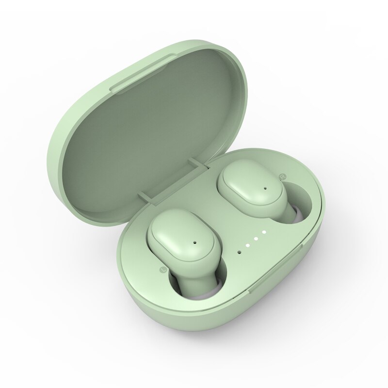 A6s bluetooth øretelefoner for xiaomi airdots trådløse ørepropper 5.0 tws øretelefoner støyreduserende mikrofon for redmi iphone huawei samsung: Mynte