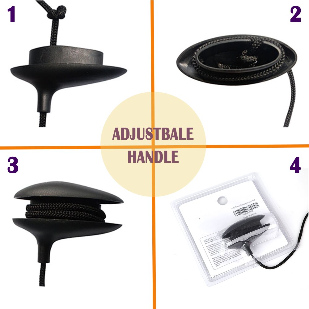 WISHOME Children Training Football Soccer Solo Trainer Kick Practice Training Futbol with Belt for Dribbling Sport Equipment