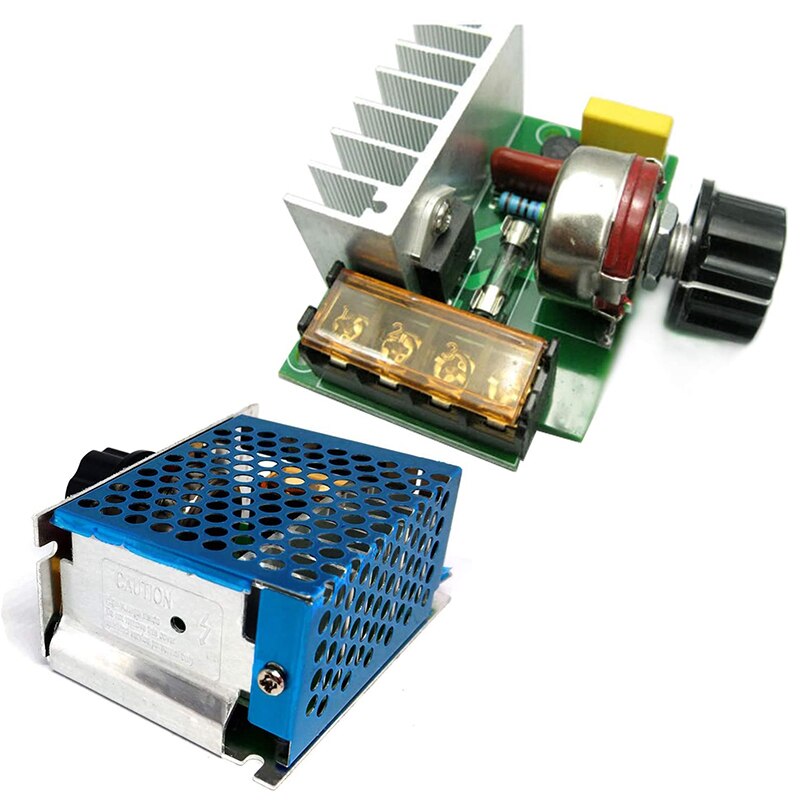 Motorvarvtalsregulator 4000w justerbar spänningsregulator scr högeffekt temperaturregulator dimmerregulator