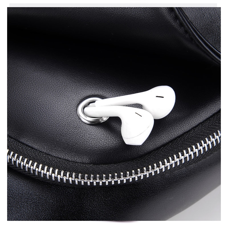 YUES sac de poitrine de kangourou sac à bandoulière unique en cuir hommes sacs à bandoulière sac à dos taille Pack loisirs sac Messenger