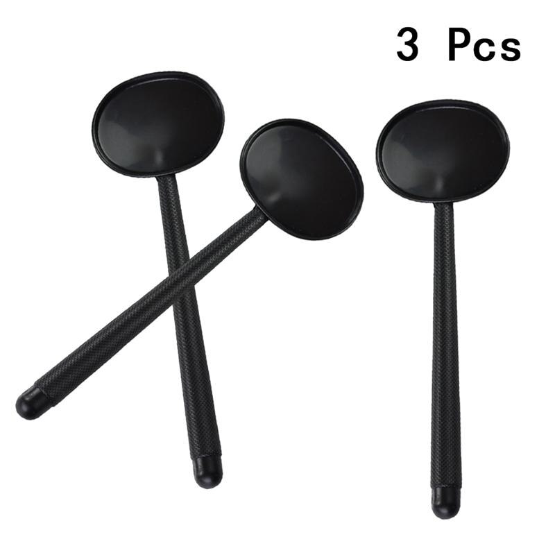 3PCS Eye Occluder Professionele Zwarte Handheld Optometrie Tool Eye Occluder Blok Plaat voor Vision Test Gezichtsvermogen Examen