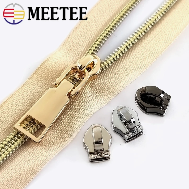 Deslizadores de cremallera para bolso, cremalleras de nailon para bolso, bolsas de costura, Kit de reparación, accesorios de ropa DIY, 10/20/50 piezas, 3 #5 #