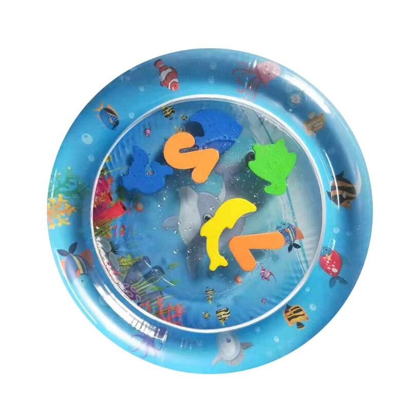 17/21/25inch Baby Water Mat Garden Water Pad Circle Square Heart Swimming Pool Baby’s Party Favor Sets Outdoor Games