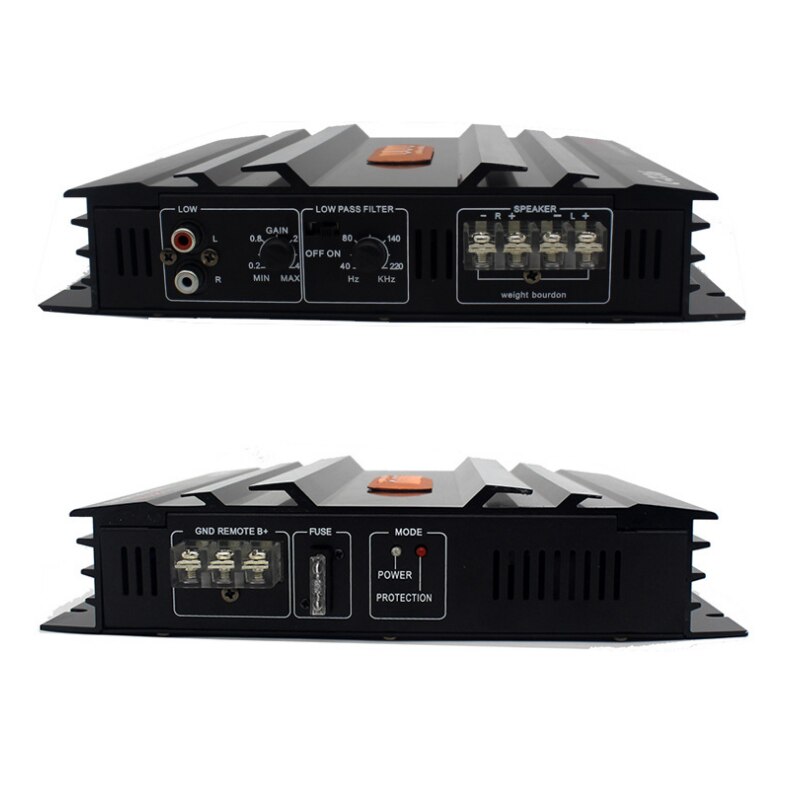 24 V Versterker 2 Way Kanaals Power Max 3800W Mosfet Stereo Van Bus Voertuig Booster Auto amp