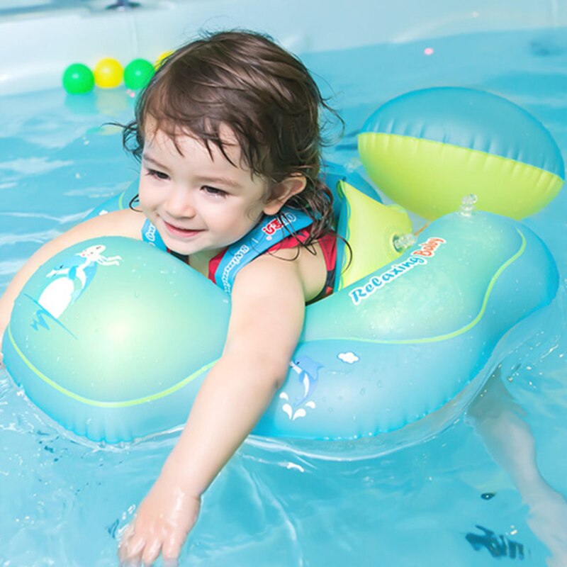 Baby Swimtrainer Opblaasbare Cirkel Float Baby Zwemmen Cirkel Drijvende Zwemmen Zwembad Accessoires Opblaasbare Dubbele Vlot Ring Speelgoed
