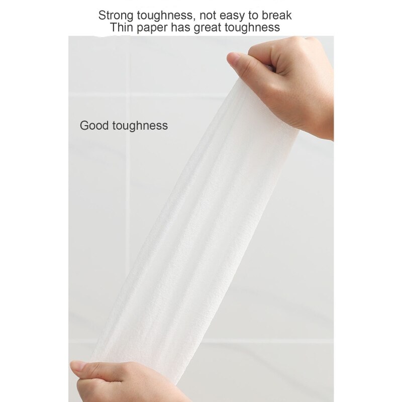 Roll Cleaning Cloth Lazy Rag Disposable Dish Paper Towel Oil Absorption K0AA