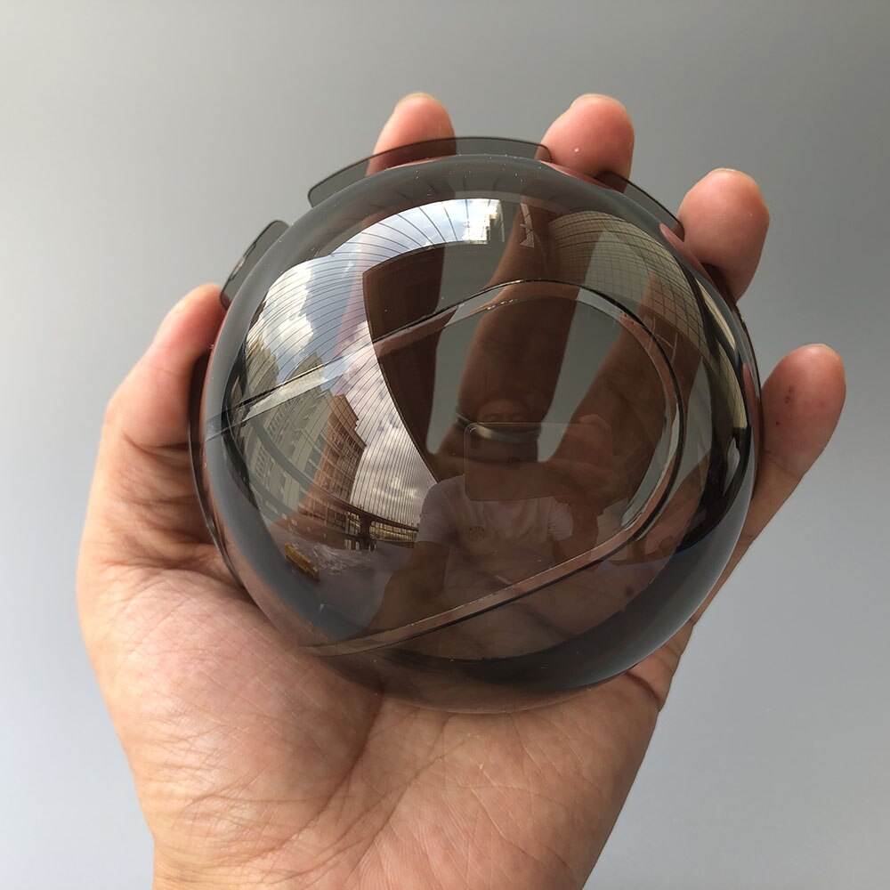 4 Inch Indoor / Outdoor CCTV Replacement Spare Part Acrylic Camera Dome Cover Lens Glass Cap Security Camera Housing 100x56mm