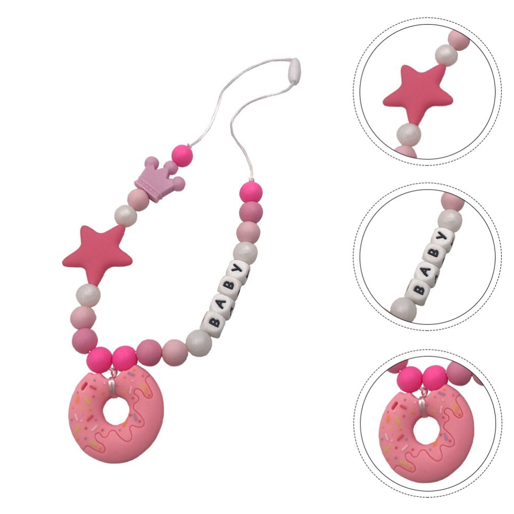 1 Pc Massaggiagengive Catena di Formazione Del bambino Masticare Catena di Sicurezza Dentizione Collana per Denti Infantili Del bambino Bocca Giocattolo Molare