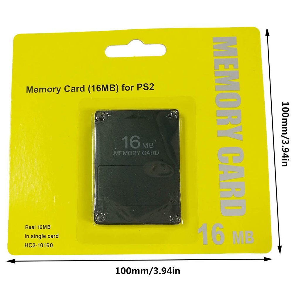 Voor PS2 8Mb/16Mb/32Mb/64Mb/128Mb/256Mb Geheugen kaart Geheugen Uitbreiding Kaarten Voor Sony Playstation 2 PS2 Zwart Geheugenkaart