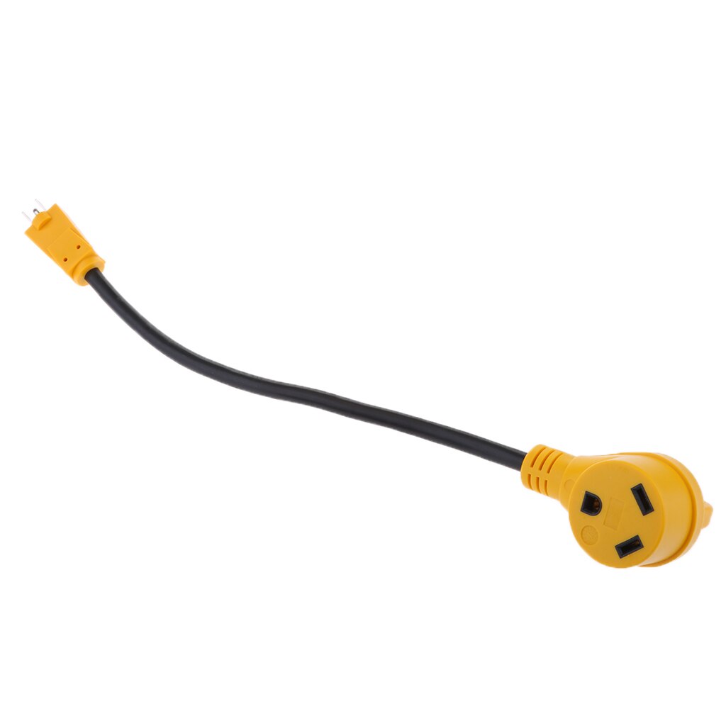 RV Elektrische Adapter Plug 15AMP Male naar 30AMP Vrouwelijke Shore Power Pigtail Camper Camper 18"