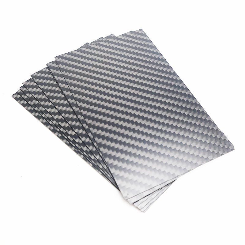 3Pcs 125mm X 75mm Real Carbon Fiber Plate Panel Sheets 0.5/ 1/ 1.5/ 2/ 3mm 4mm 5mm Thickness Composite Hardness Material Cutting