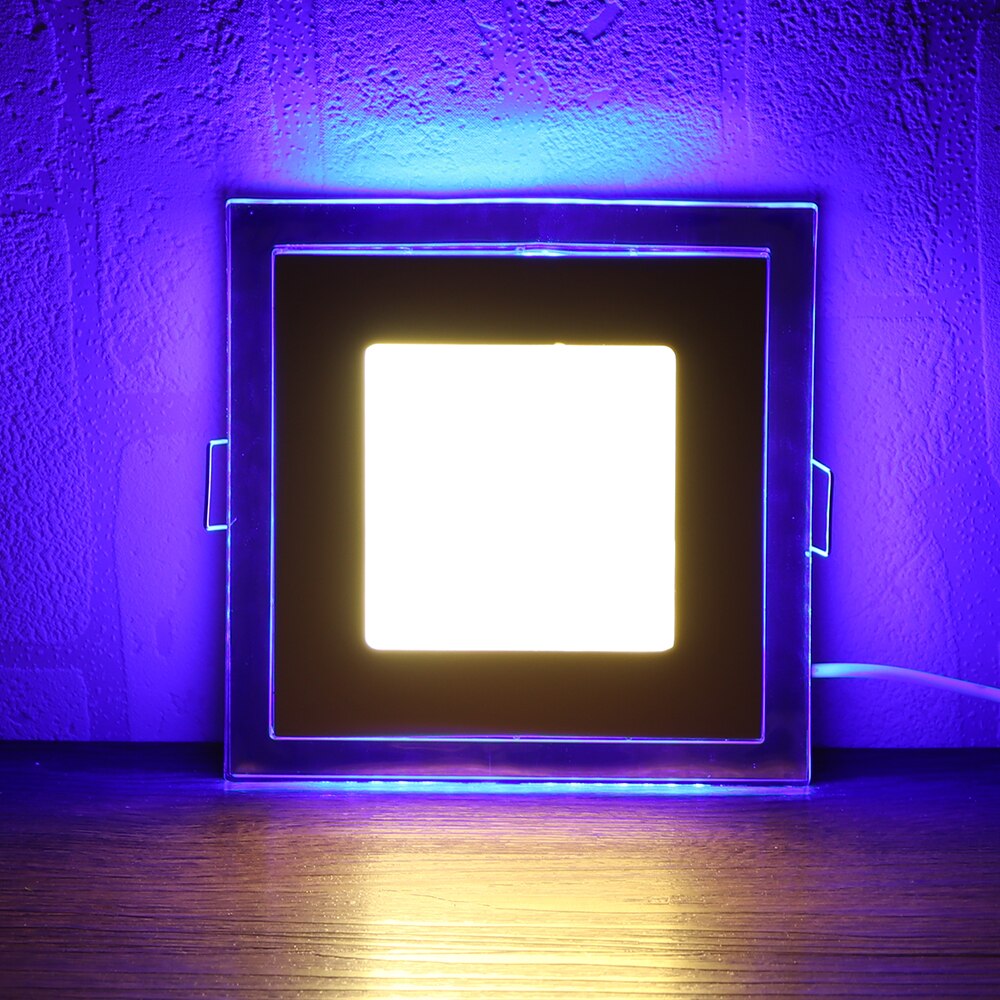 15 W Vierkante LED Panel Licht Verzonken Keuken Badkamer Plafondlamp 100-245 V LED Downlight Warm Wit