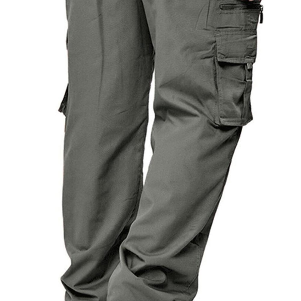 Heren Losse, Rechte Pijpen En Casual Herenmode Voor Heren, Casual Met Meerdere Zakken, Losse Overall Met Rechte Pijpen, Outdoorbroeken Voor Heren