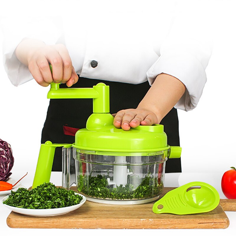 1.2Ml Multifunctionele Handleiding Groente Cutter Slicer Vleesmolen Plantaardige Chopper Shredder Cutter Kitchen Tools