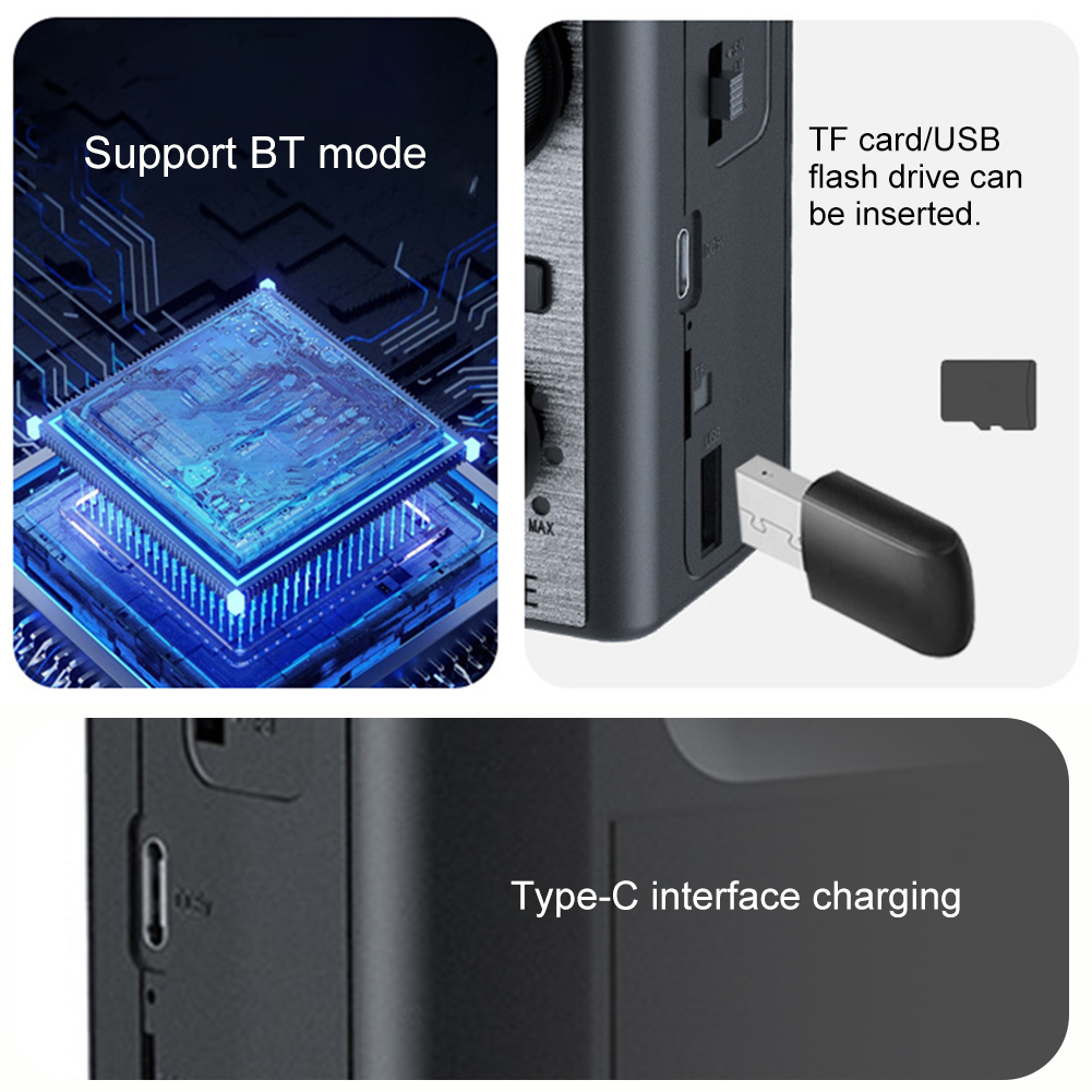 FM AM SW Radio Portable Solar Emergency Radio Receiver Bluetooth Speaker Music Player Full Band Solar Radios with LED Flashlight