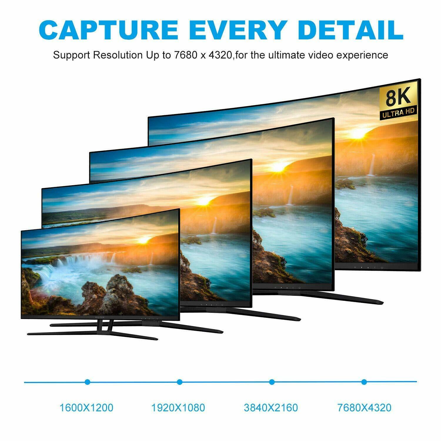 HDMI Cable HDMI to HDMI 2.1 4K @120HZ 8K @60HZ RGB Ycbcr4:4:4 48Gbps cable for PS4 TVbox 8K Splitter Switch Box Extender 3M HDMI