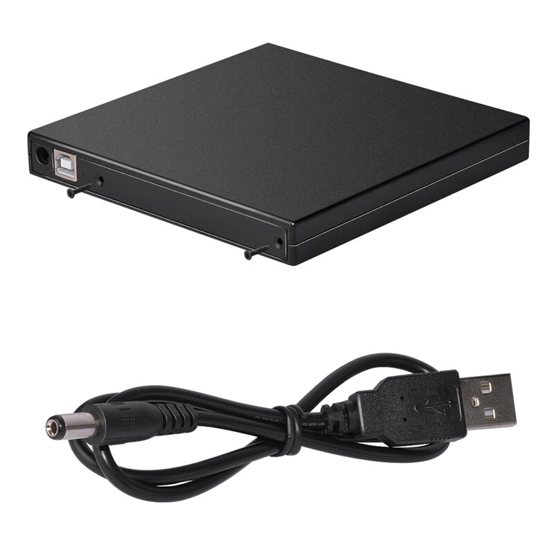 12.7mm USB 2.0 External DVD/CD-ROM Case For Laptop Desktop PC Optical Disk Drive SATA To SATA External DVD Enclosure