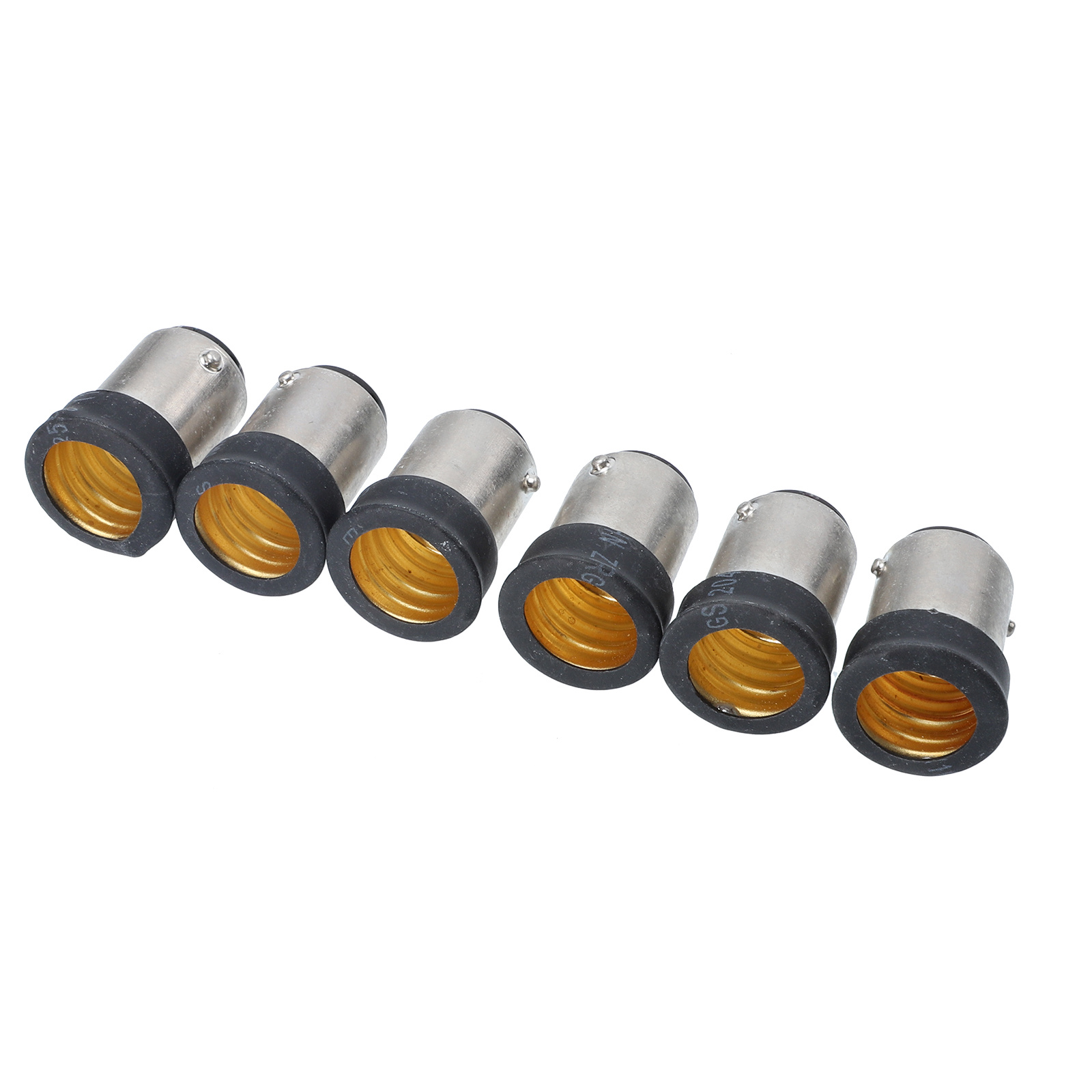 6 st glödlampskonverterare sockeladapter lampsockelhållare plast led-lamphållare  b15 to e14 socklar belysningstillbehör: Default Title