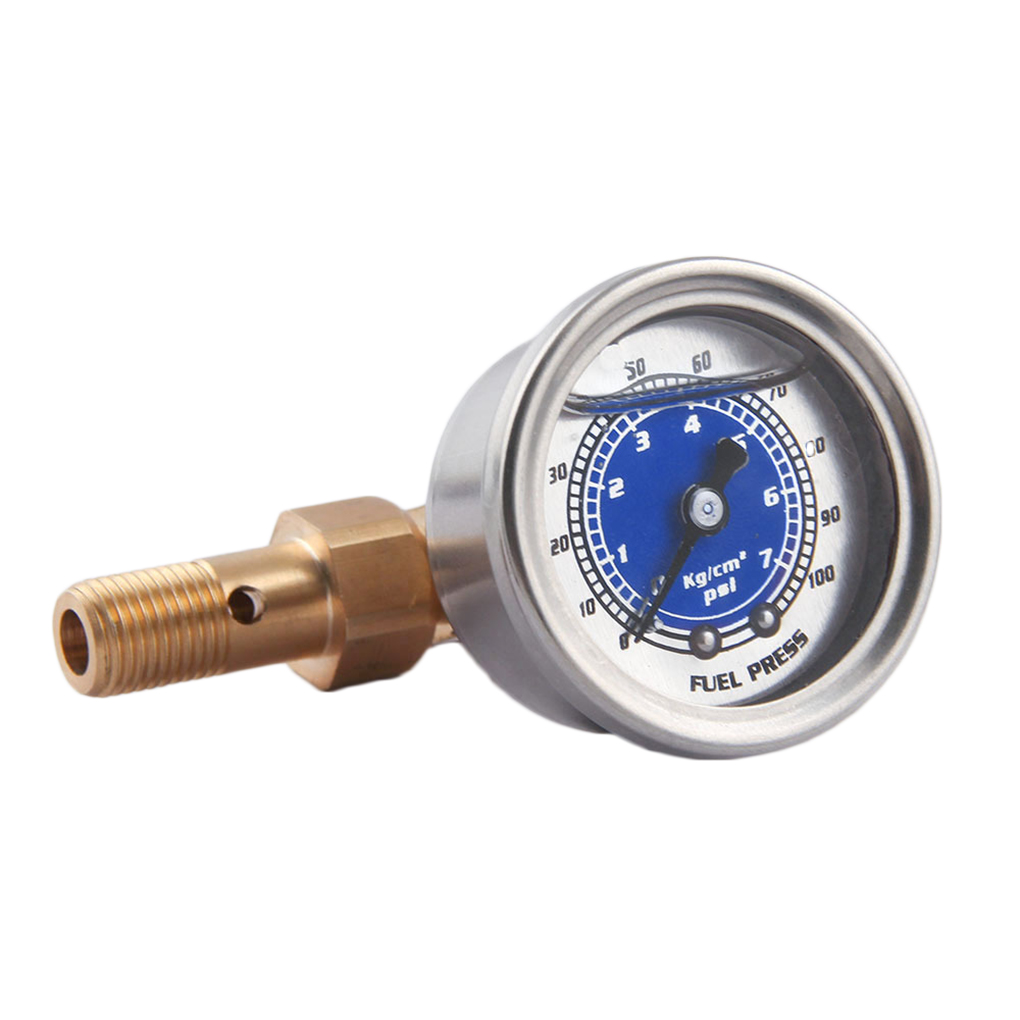 Universal Shockproof Oil Meter Vehicle Fuel Level Gauge Aluminum Alloy Car Modification Parts