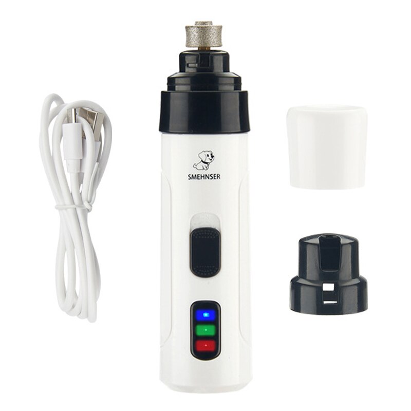 Nagel Clipper Für Hunde Nagel Clippers Haustier Grinder Kurze Unhas Gato Für Katzen Hund Nagel Clipper USB Tier Pflege Trimmer geräuscharm: New Set