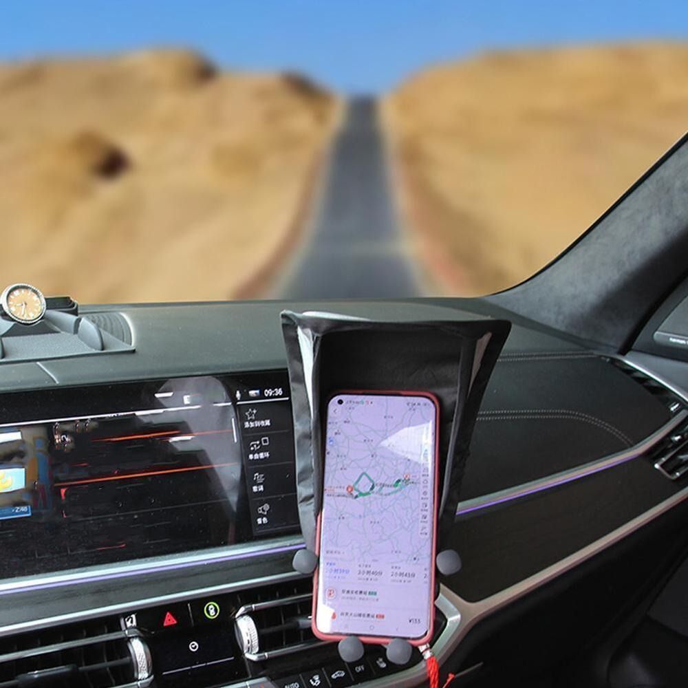 Telefon przeciwsłoneczny pokrywa ochronna parasol przeciwsłoneczny na telefon samochodowy stojak wytrzymały samochodowy telefon komórkowy wysokiej jakości akcesoria do wnętrza samochodu