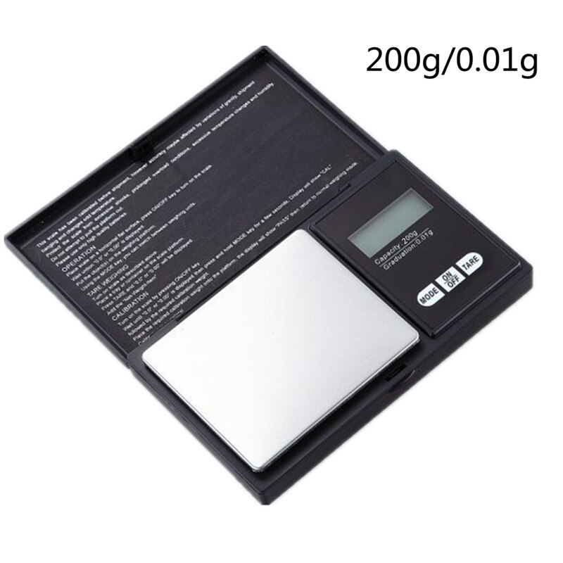500g Precision Digital Scales for Gold Jewelry 0.01 Weight Electronic Scale: 200g 0.01g