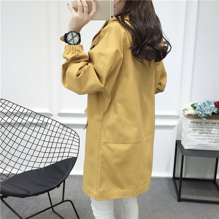 Fdfklak Große größe beiläufige kleidung für schwangere frauen schwangerschaft jacke lange mutterschaft kleidung frau trenchcoat weibliche S-2XL