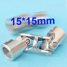 15mmx15mm OD24mm L88mm double universal joints coupling Stainless steel connector crossing shaft coupler RC Car Boat model parts